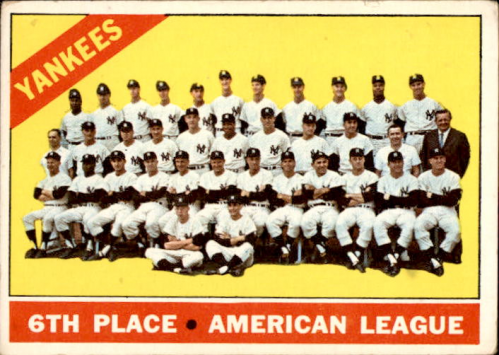 1966 Topps #92 New York Yankees TC