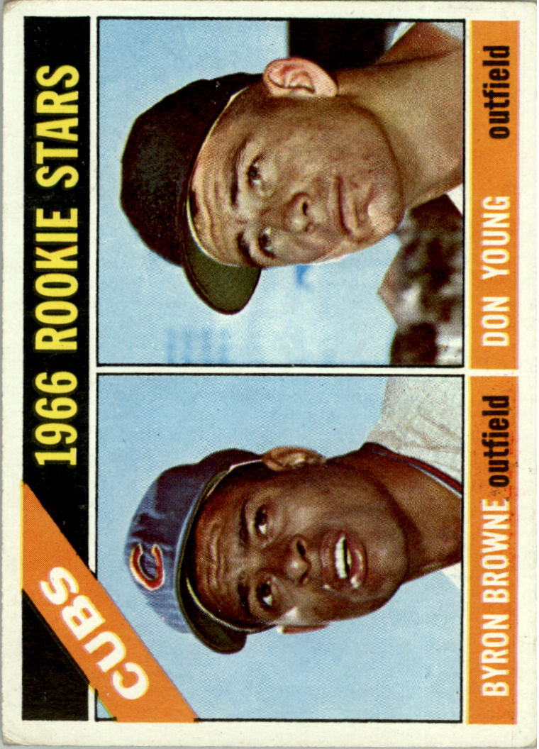 1966 Topps #139 Rookie Stars/Byron Browne RC/Don Young RC