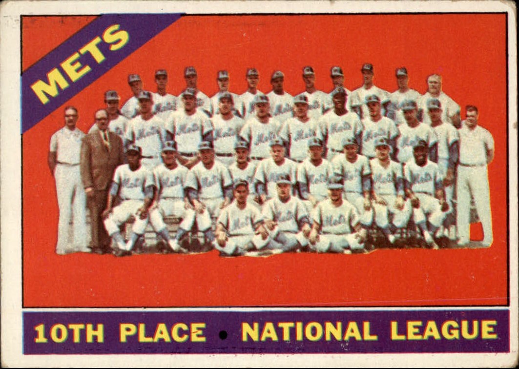 1966 Topps #172 New York Mets TC