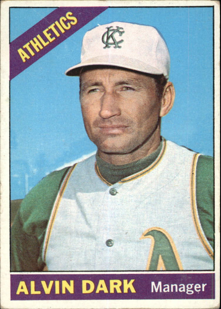 1966 Topps #433 Alvin Dark MG - VG