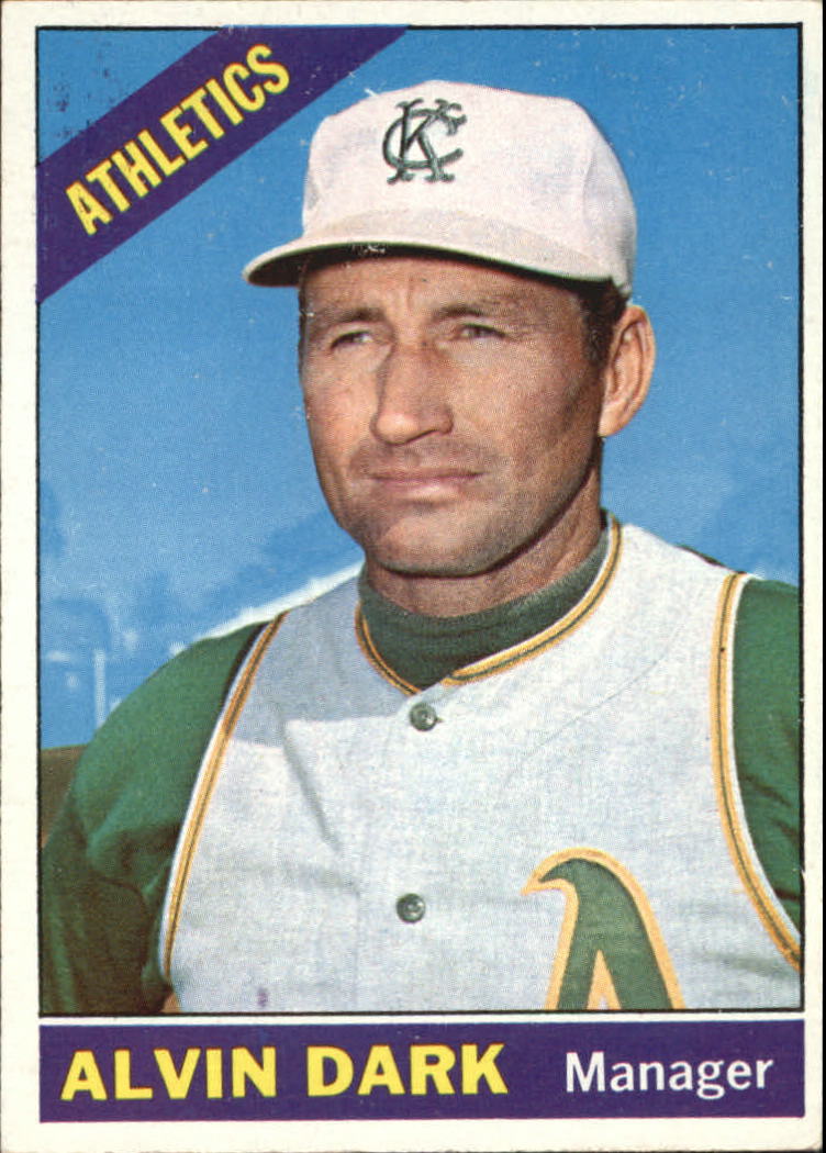 1966 Topps #433 Alvin Dark MG - EX