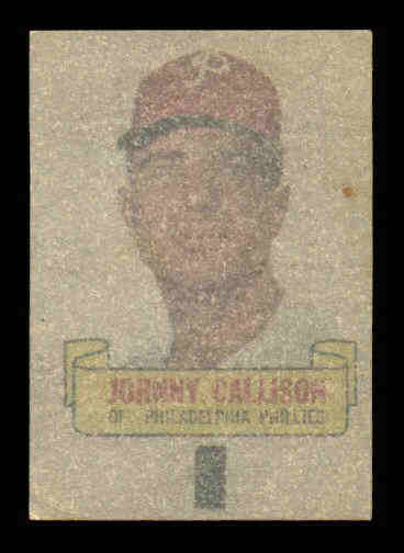 1966 Topps Rub-Offs #13 Johnny Callison back image