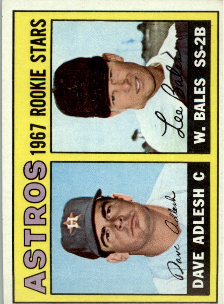1967 Topps #51 Rookie Stars/Dave Adlesh RC/Wes Bales RC