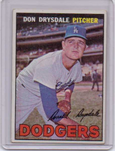 1967 Topps #55 Don Drysdale