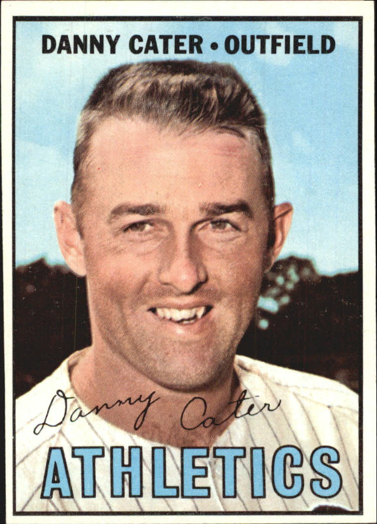 1967 Topps 157 Danny Cater EXMT Burbank Sportscards Beckett