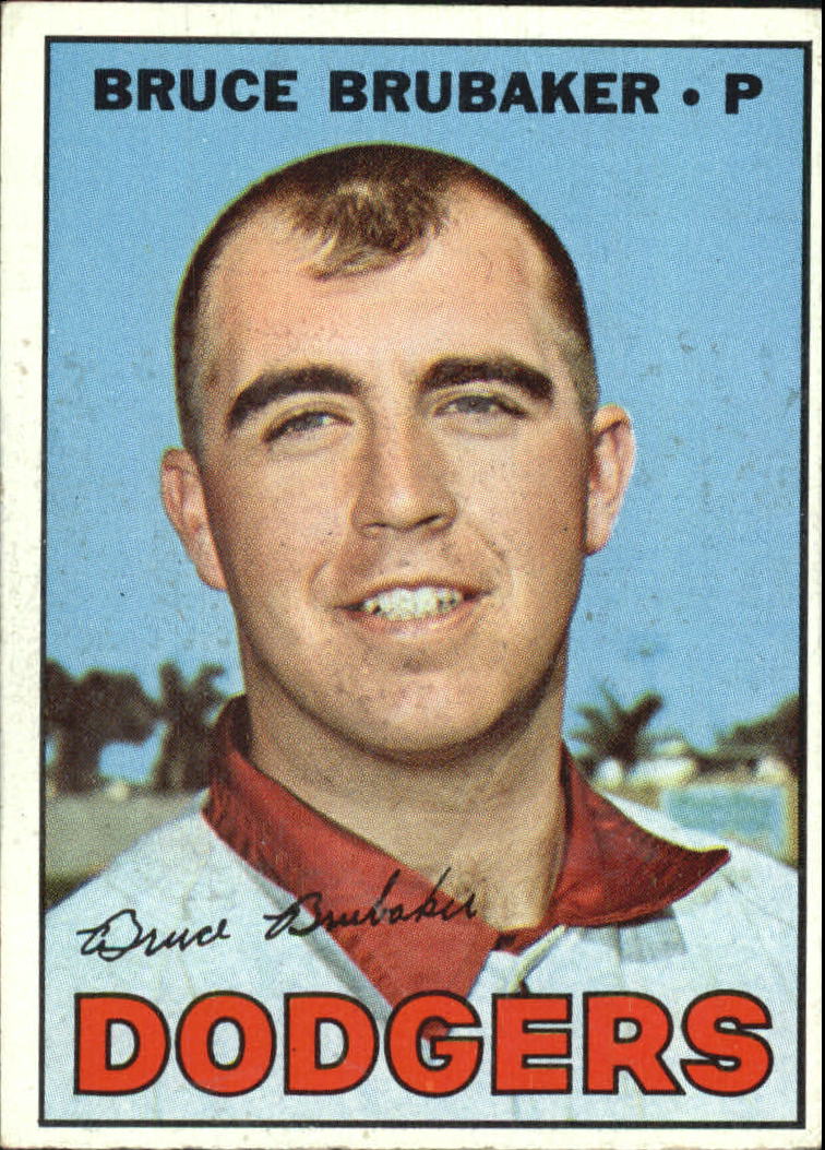 1967 Topps 276 Bruce Brubaker EX Burbank Sportscards Beckett