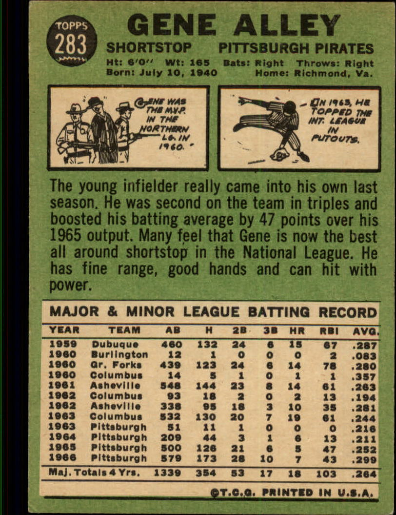 1967 TOPPS BASEBALL ASSORTED SINGLES U-PICK #265-456 - Picture 85 of 485