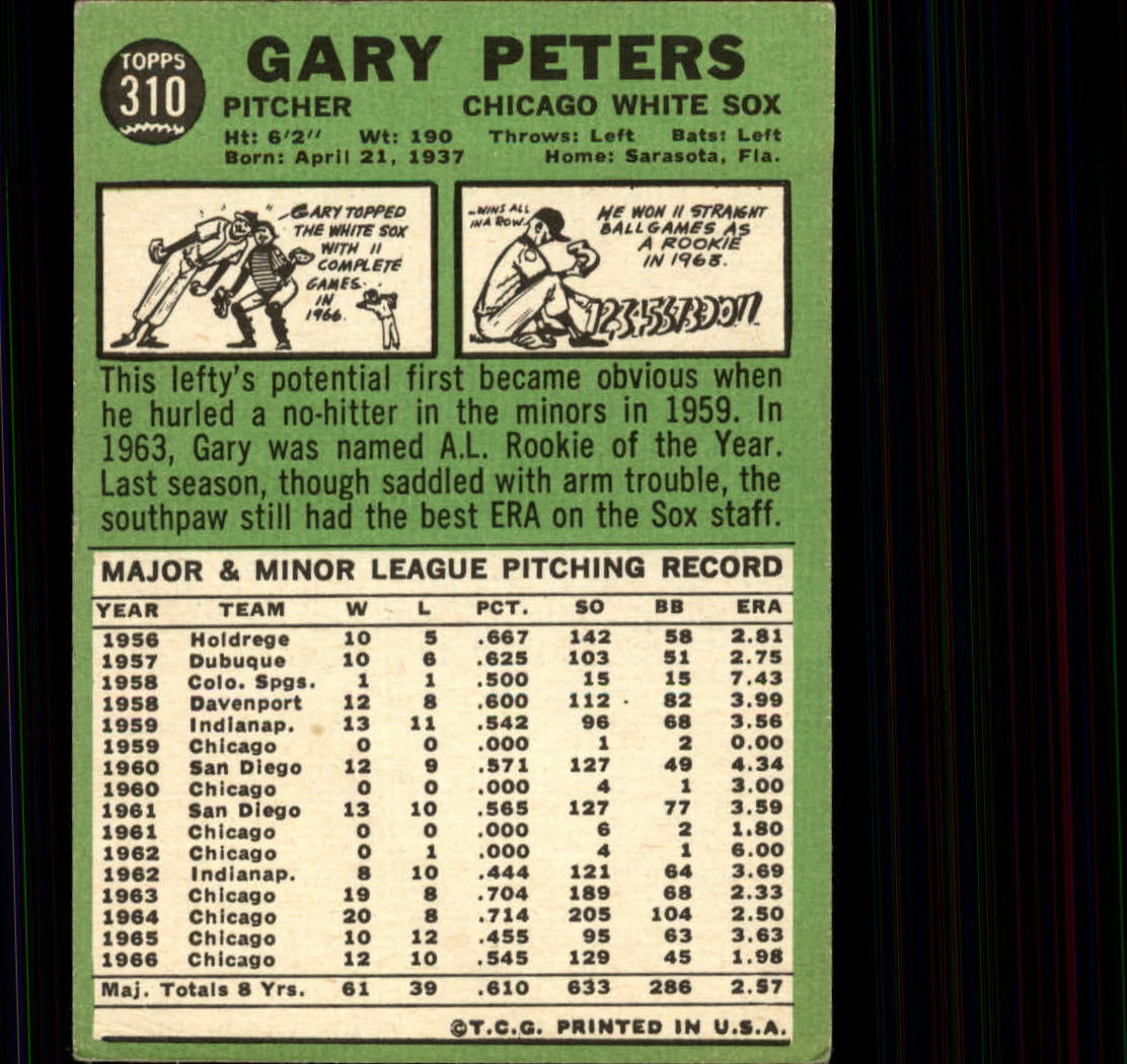 1967 TOPPS BASEBALL ASSORTED SINGLES U-PICK #265-456 - Picture 159 of 485