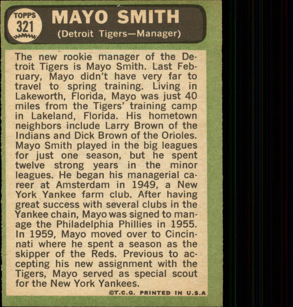 1967 TOPPS BASEBALL ASSORTED SINGLES U-PICK #265-456 - Picture 187 of 485