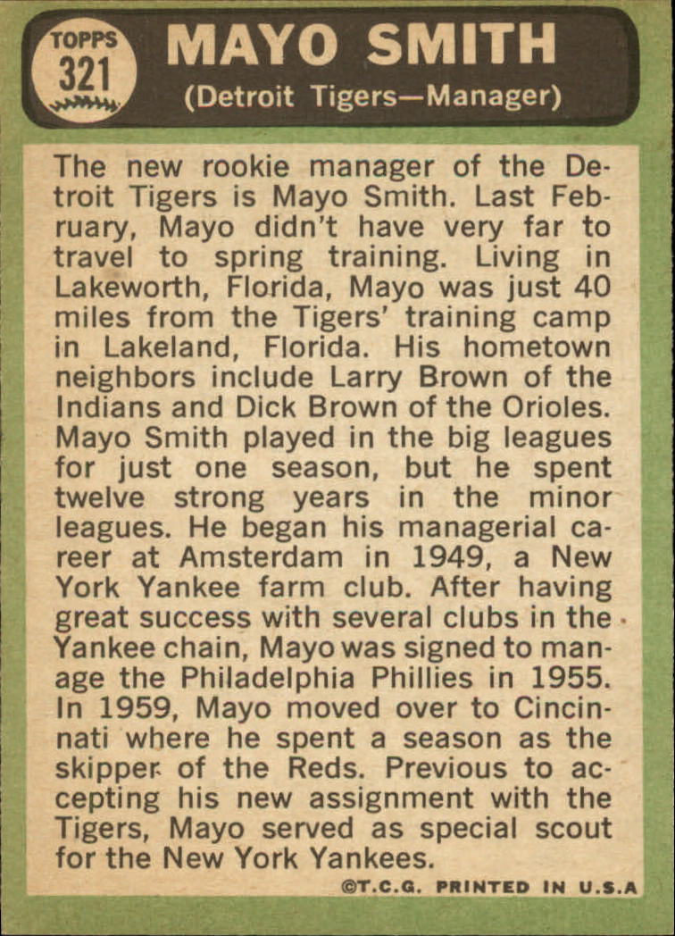 1967 TOPPS BASEBALL ASSORTED SINGLES U-PICK #265-456 - Picture 189 of 485