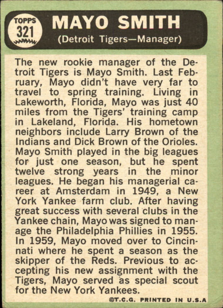 1967 TOPPS BASEBALL ASSORTED SINGLES U-PICK #265-456 - Picture 191 of 485