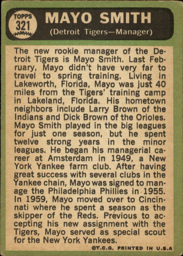 1967 TOPPS BASEBALL ASSORTED SINGLES U-PICK #265-456 - Picture 193 of 485