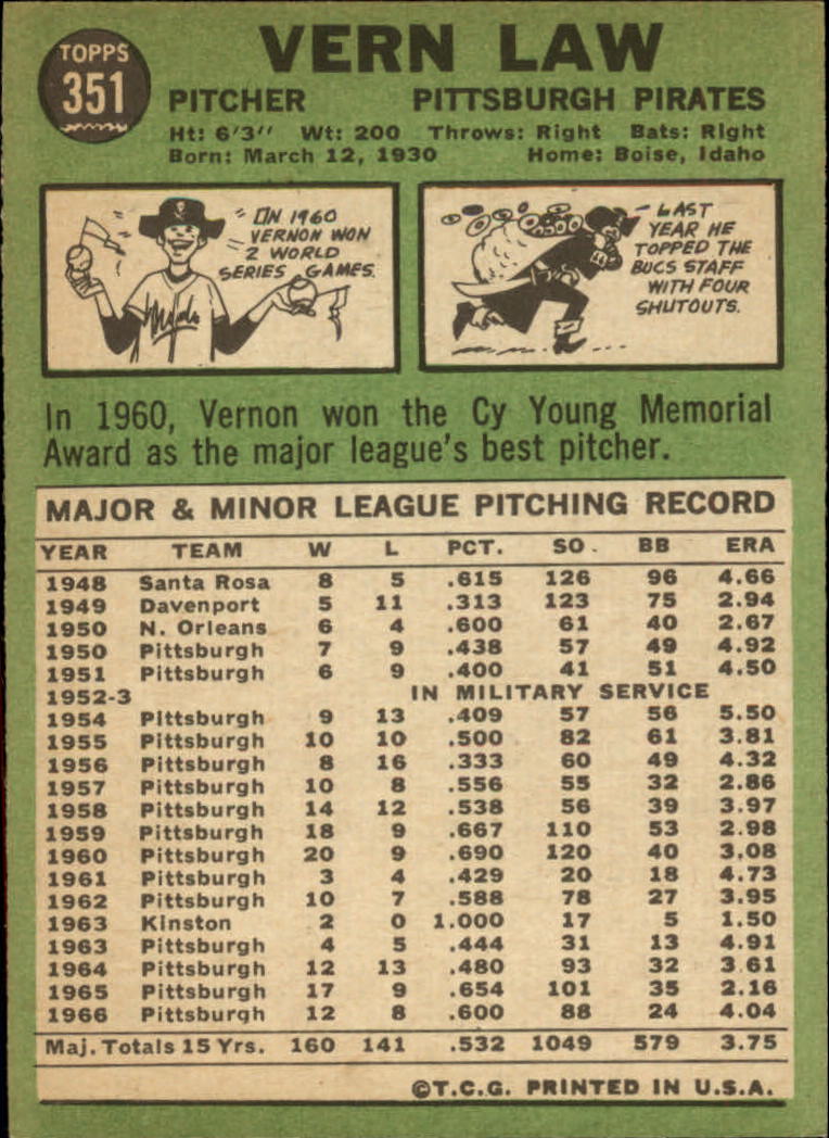 1967 TOPPS BASEBALL ASSORTED SINGLES U-PICK #265-456 - Picture 287 of 485