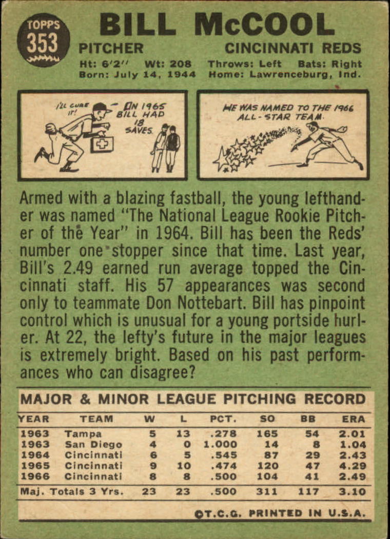 1967 TOPPS BASEBALL ASSORTED SINGLES U-PICK #265-456 - Picture 295 of 485