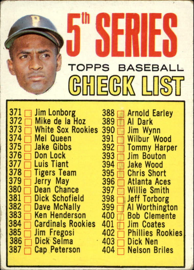 1967 TOPPS BASEBALL ASSORTED SINGLES U-PICK #265-456 - Picture 318 of 485