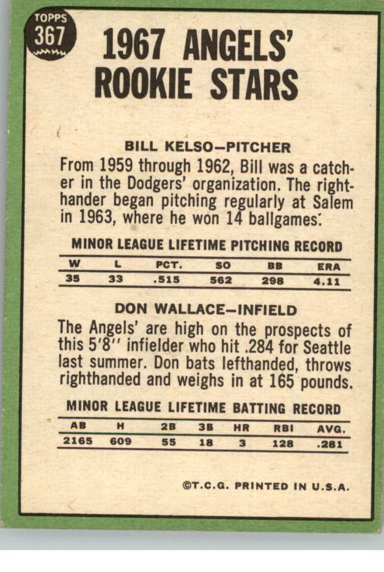 1967 TOPPS BASEBALL ASSORTED SINGLES U-PICK #265-456 - Picture 327 of 485