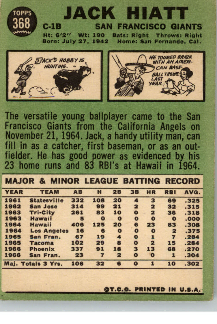 1967 TOPPS BASEBALL ASSORTED SINGLES U-PICK #265-456 - Picture 333 of 485