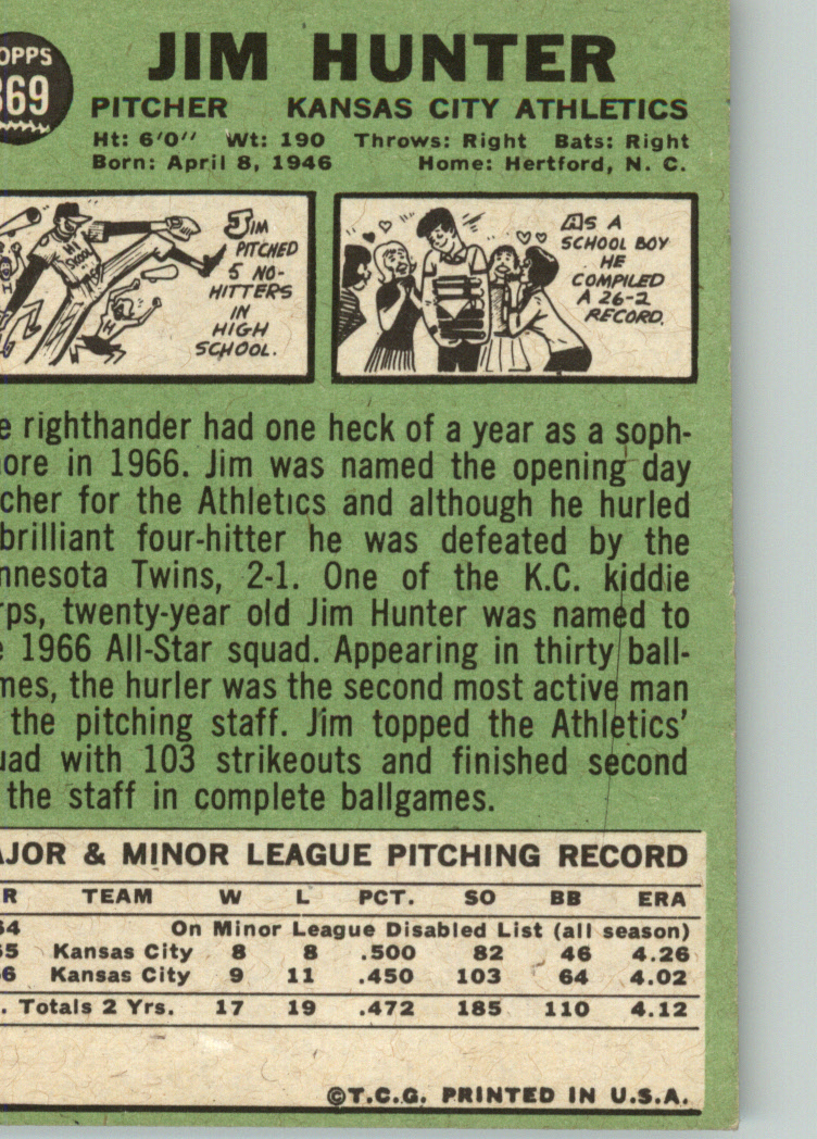 1967 TOPPS BASEBALL ASSORTED SINGLES U-PICK #265-456 - Picture 335 of 485