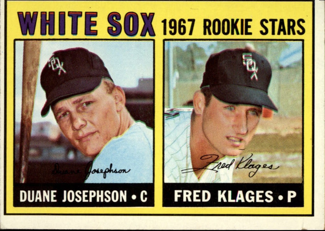 1967 Topps #373 Rookie Stars/Duane Josephson RC/Fred Klages RC DP