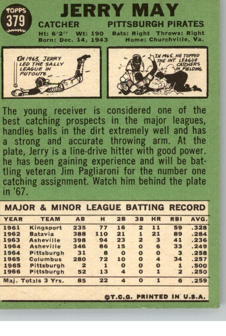 1967 TOPPS BASEBALL ASSORTED SINGLES U-PICK #265-456 - Picture 351 of 485