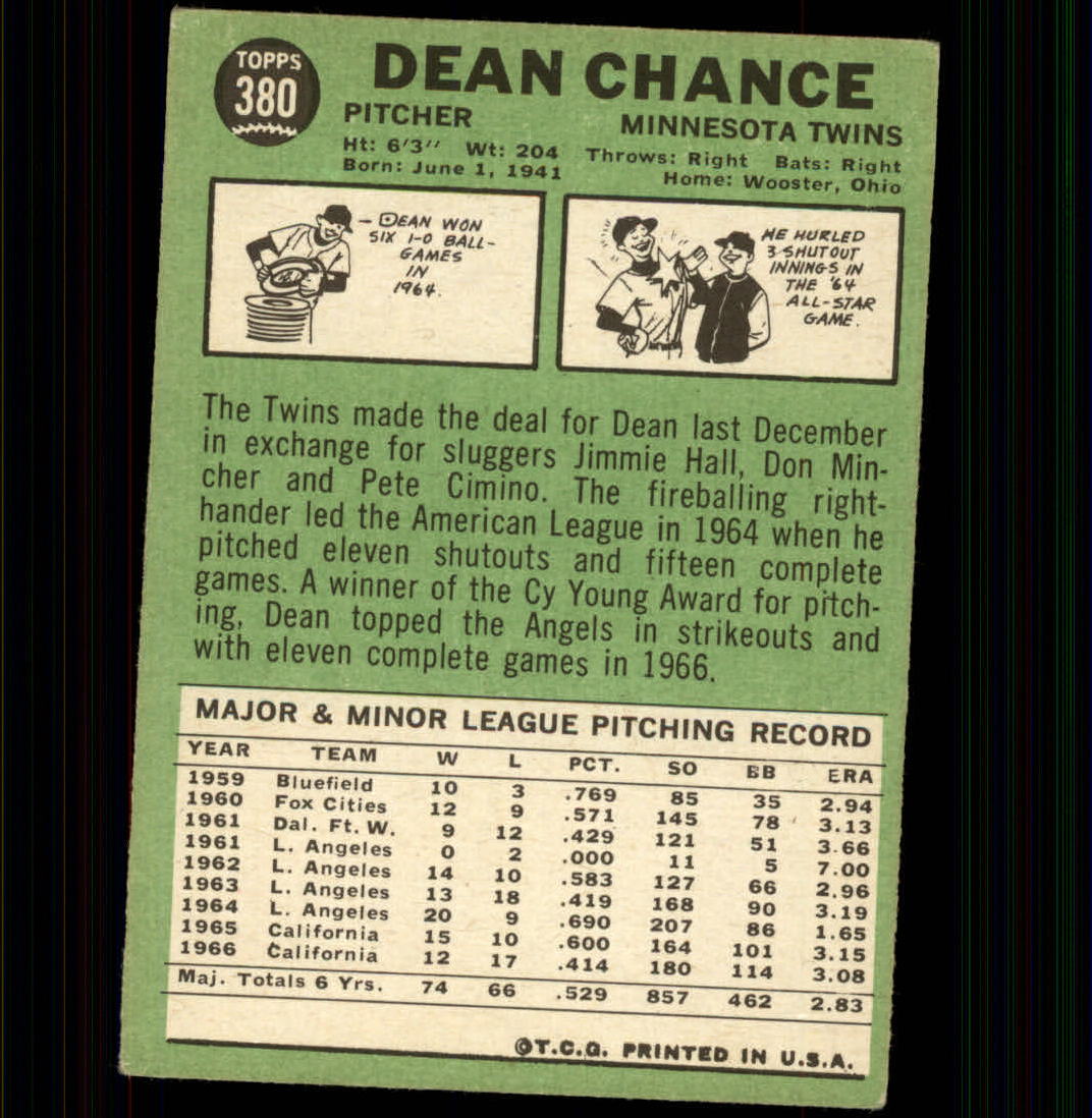 1967 TOPPS BASEBALL ASSORTED SINGLES U-PICK #265-456 - Picture 353 of 485