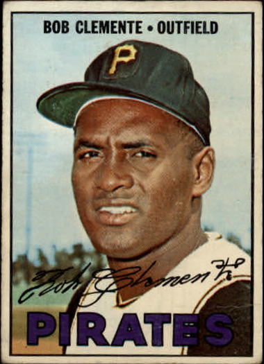 SIGNED MANNY MOTA 1967 BASEBALL CARD AUTOGRAPHED - PIRATES