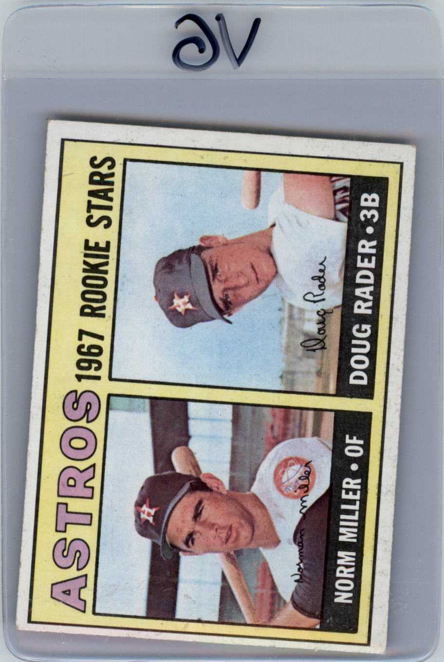 1967 Topps #412 Rookie Stars/Norm Miller RC/Doug Rader RC
