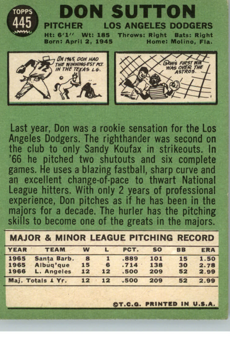 1967 TOPPS BASEBALL ASSORTED SINGLES U-PICK #265-456 - Picture 459 of 485