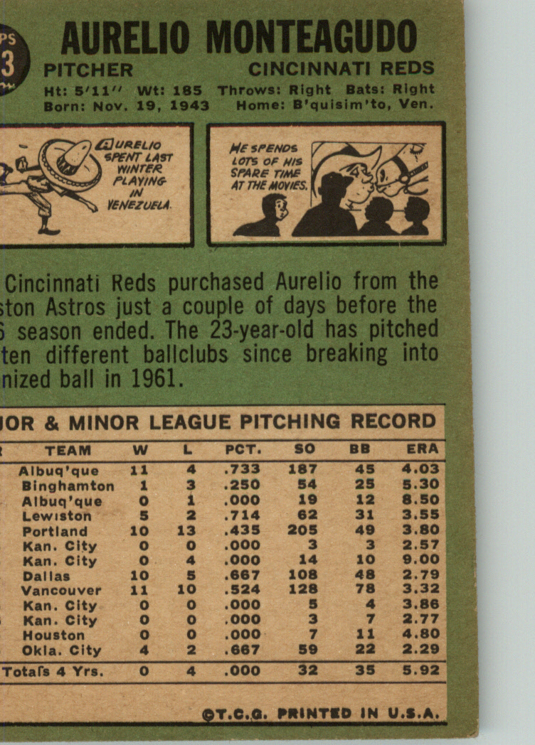 1967 TOPPS BASEBALL ASSORTED SINGLES U-PICK #265-456 - Picture 473 of 485