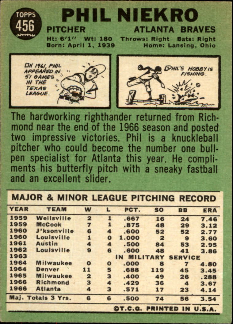 1967 TOPPS BASEBALL ASSORTED SINGLES U-PICK #265-456 - Picture 483 of 485