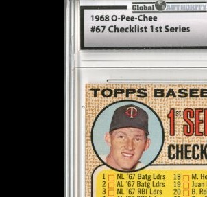 1968 O-Pee-Chee #67 Checklist 1-109/Jim Kaat