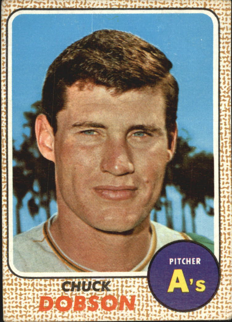 1968 Topps #62 Chuck Dobson