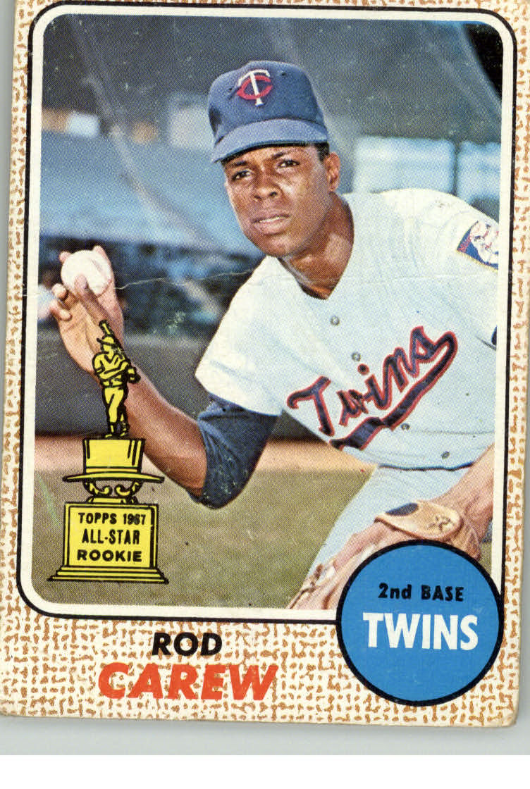  1968 Topps # 80 Rod Carew Minnesota Twins (Baseball