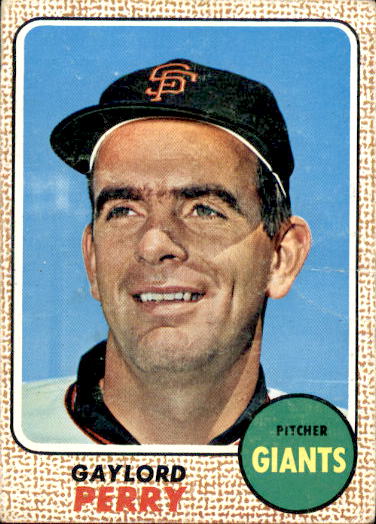 1962 Topps #199 Gaylord Perry San Francisco Giants Rookie Baseball Card Ex