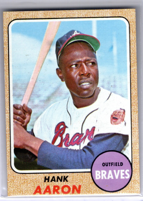 1974 Topps #1 Hank Aaron Atlanta Braves Baseball Card VG