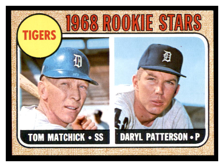 1968 Topps #113 Rookie Stars/Tom Matchick/Daryl Patterson RC