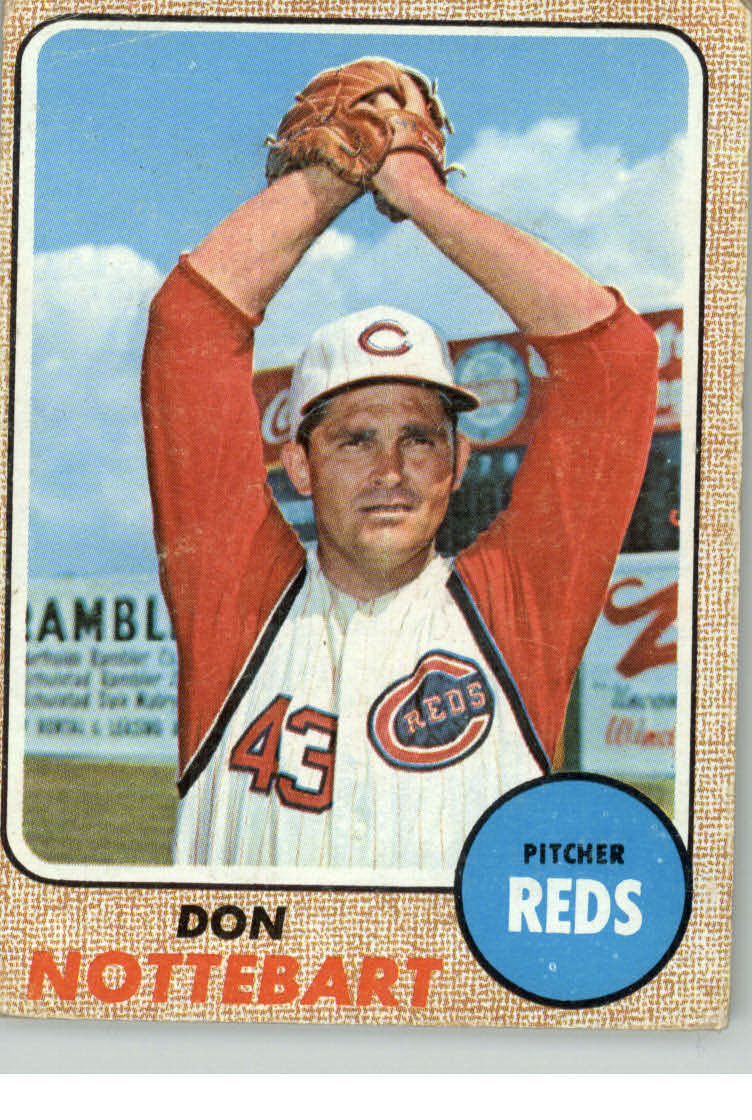 1968 Topps #171 Don Nottebart