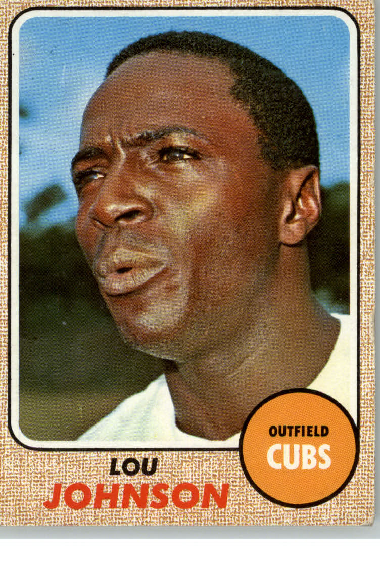 1968 Topps #184 Lou Johnson