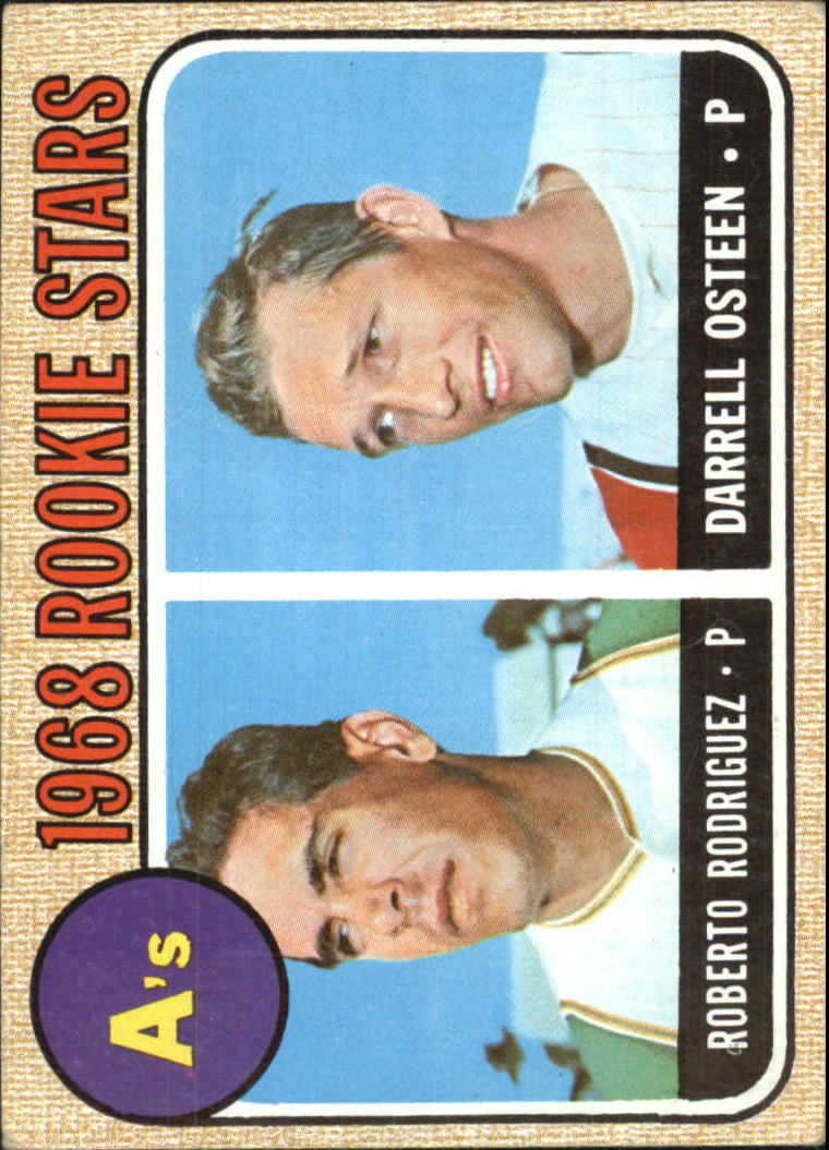 1968 Topps #199 Rookie Stars/Roberto Rodriquez RC/Darrell Osteen