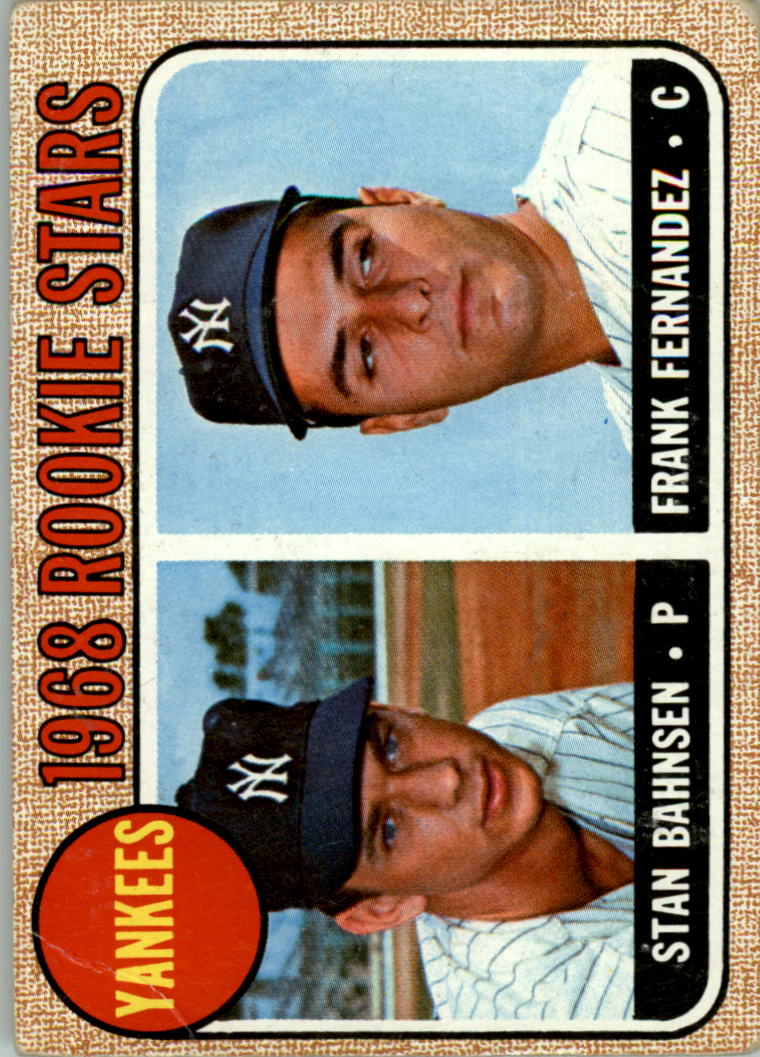 1968 Topps #214 Rookie Stars/Stan Bahnsen/Frank Fernandez