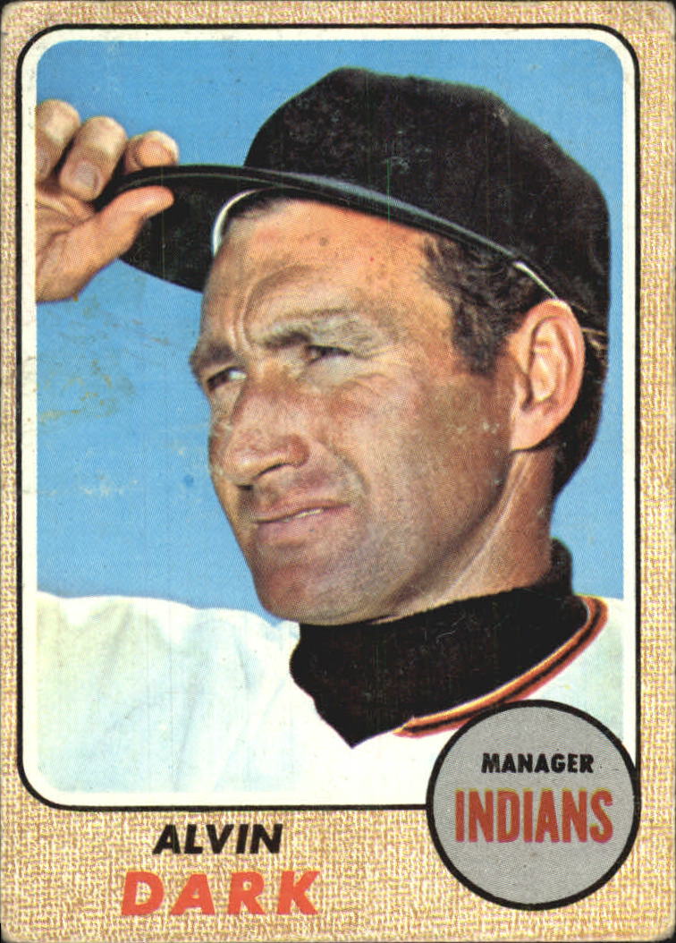 1968 Topps #237 Alvin Dark MG - VG