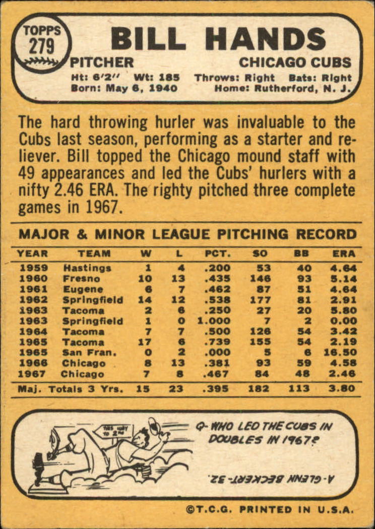 1968 TOPPS BASEBALL ASSORTED SINGLES U-PICK #273-308 - Picture 19 of 126