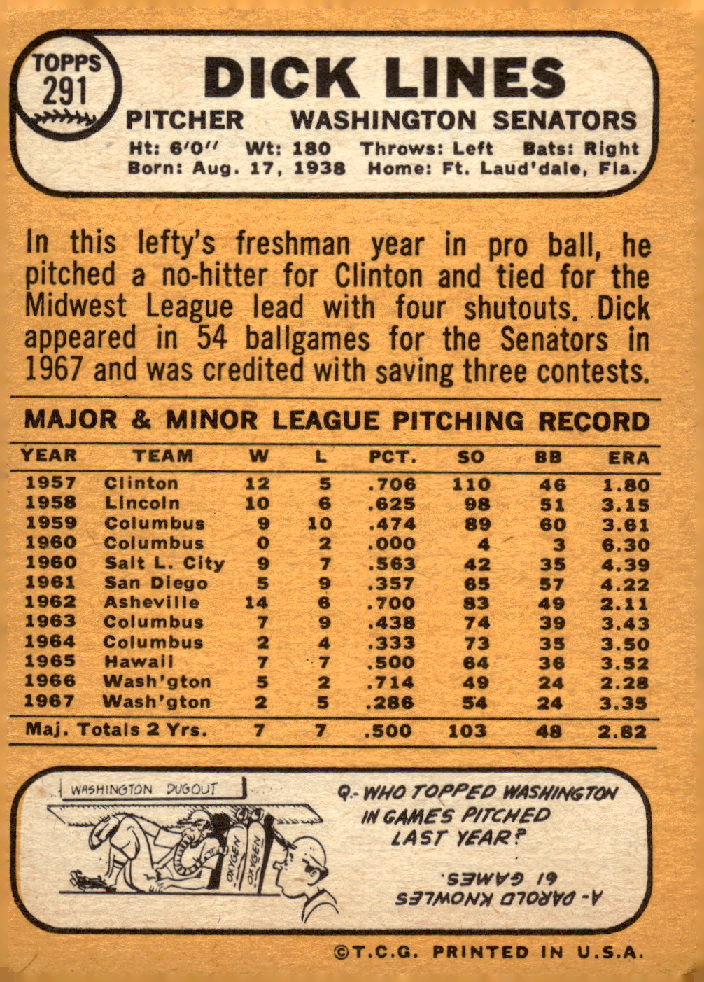 1968 TOPPS BASEBALL ASSORTED SINGLES U-PICK #273-308 - Picture 65 of 126