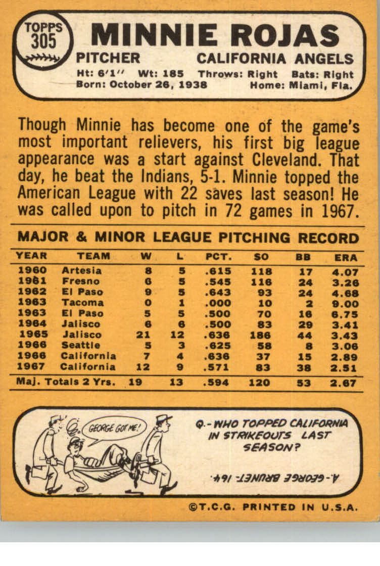 1968 TOPPS BASEBALL ASSORTED SINGLES U-PICK #295-327 - Picture 39 of 116