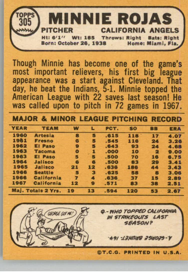 1968 TOPPS BASEBALL ASSORTED SINGLES U-PICK #295-327 - Picture 41 of 116