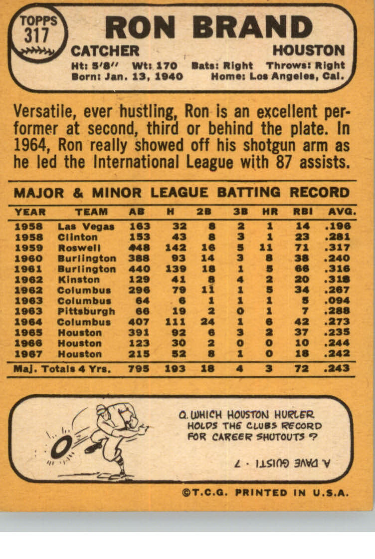 1968 TOPPS BASEBALL ASSORTED SINGLES U-PICK #295-327 - Picture 72 of 116