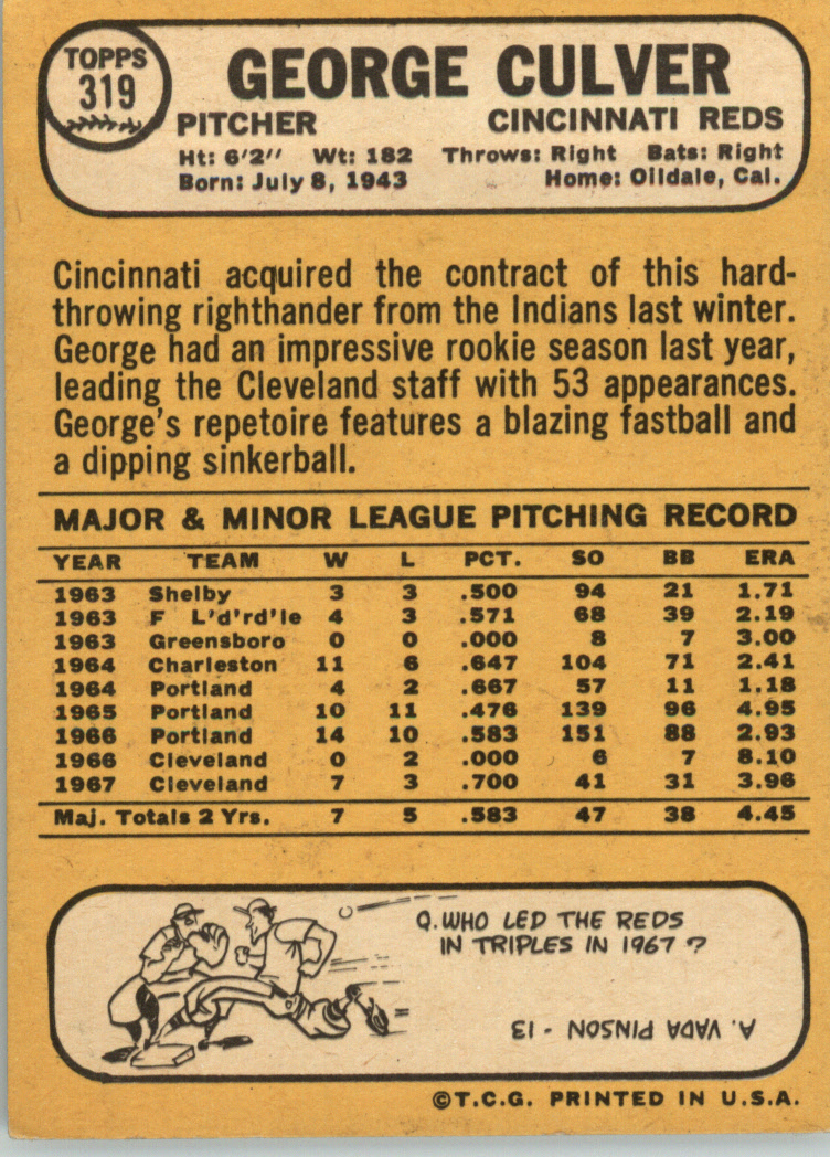 1968 TOPPS BASEBALL ASSORTED SINGLES U-PICK #295-327 - Picture 86 of 116