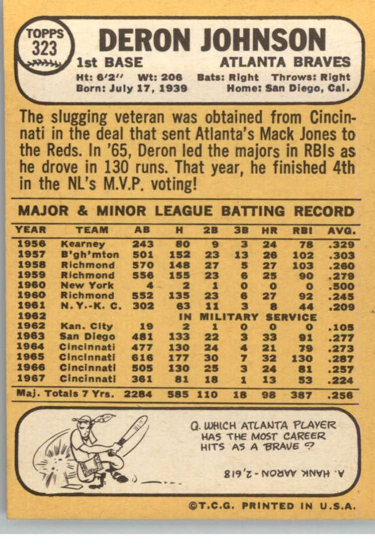 1968 TOPPS BASEBALL ASSORTED SINGLES U-PICK #295-327 - Picture 104 of 116