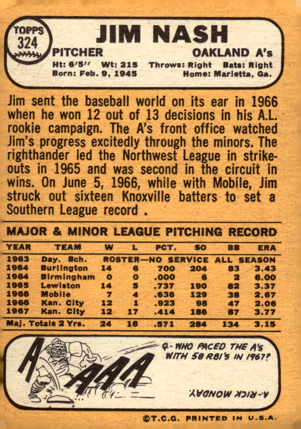 1968 TOPPS BASEBALL ASSORTED SINGLES U-PICK #295-327 - Picture 110 of 116