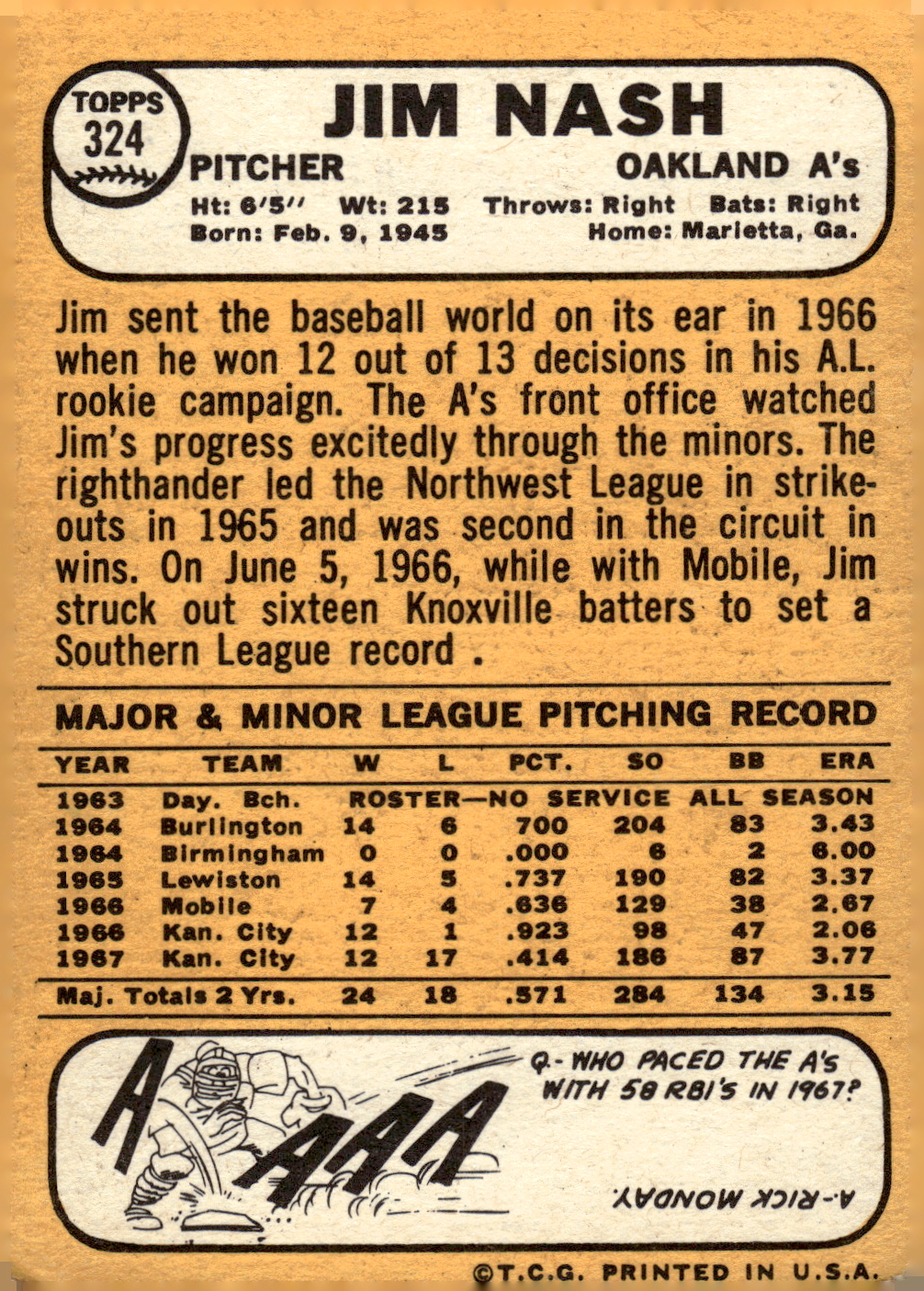 1968 TOPPS BASEBALL ASSORTED SINGLES U-PICK #295-327 - Picture 108 of 116